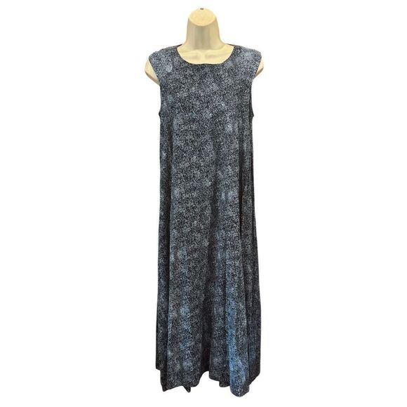 Rachael Comey 100% Silk Maxi Dress in Blue Print NWT Size 8 - Picture 1 of 5
